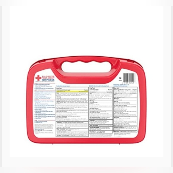 NEW 160 Pc. First Aid Kit by Johnson & Johnson All-Purpose - Picture 8 of 14